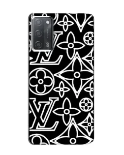 Чехол для OPPO A55 с картинкой «Черно-белый узор LV» Чехол для OPPO A55 с картинкой «Черно-белый узор LV»
