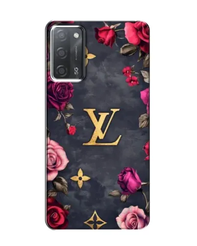 Чехол для OPPO A55 с картинкой «Цветочный Louis Vuitton»