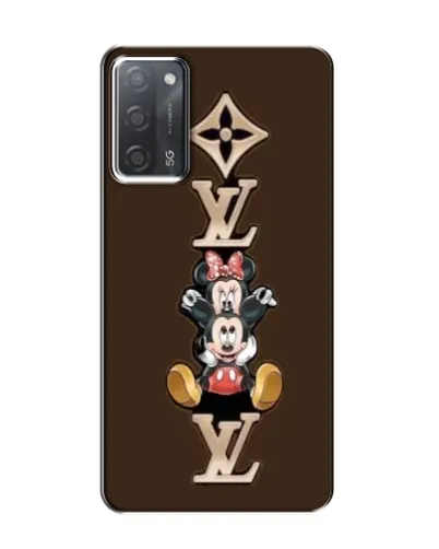Чехол для OPPO A55 с картинкой «LV и Микки Маус»
