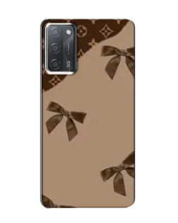 Чехол для OPPO A55 с картинкой «LV — кофейный атлас» Чехол для OPPO A55 с картинкой «LV — кофейный атлас»