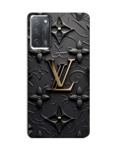 Чехол для OPPO A55 с картинкой «Кожаная текстура LV»