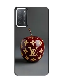 Чехол для OPPO A55 с картинкой «Красное яблоко LV»