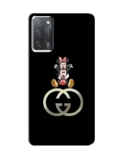 Чехол для OPPO A55 с картинкой «Минни Маус на лого» Чехол для OPPO A55 с картинкой «Минни Маус на лого»