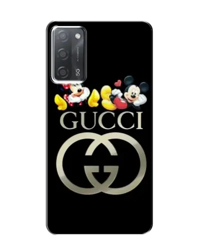 Чехол для OPPO A55 с картинкой «Gucci — герои Disney»
