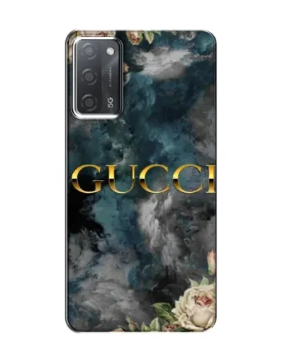 Чехол для OPPO A55 с картинкой «Абстрактные цветы Gucci»