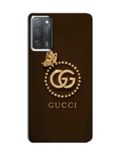 Чехол для OPPO A55 с картинкой «Gucci — золотая бабочка» Чехол для OPPO A55 с картинкой «Gucci — золотая бабочка»