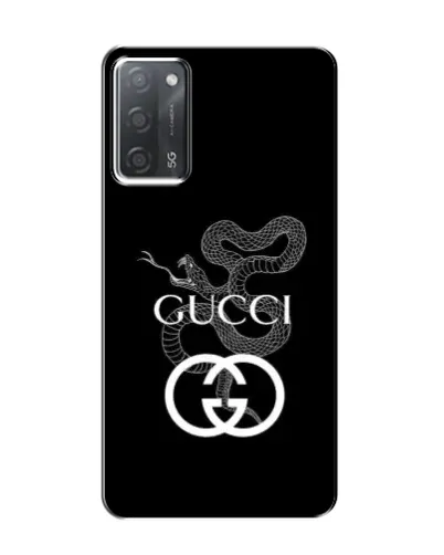 Чехол для OPPO A55 с картинкой «Gucci — серебряная змея»