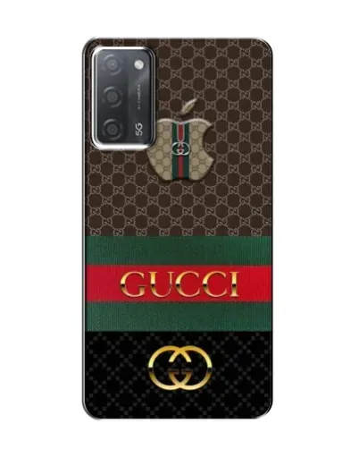 Чехол для OPPO A55 с картинкой «Gucci — брендированный десерт»