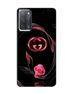 Чехол для OPPO A55 с картинкой «Gucci — неоновая роза» Чехол для OPPO A55 с картинкой «Gucci — неоновая роза»