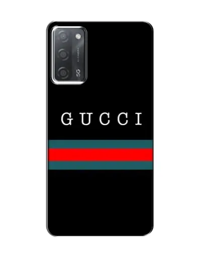 Чехол для OPPO A55 с картинкой «Gucci — красный пояс»