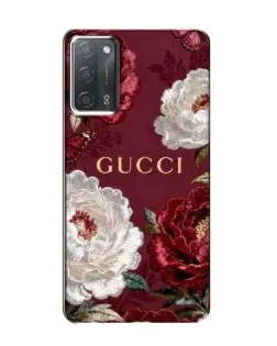 Чехол для OPPO A55 с картинкой «Gucci — бордовые розы» Чехол для OPPO A55 с картинкой «Gucci — бордовые розы»