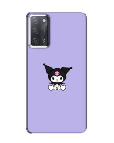 Чохол для OPPO A55 з картинкою «Kuromi — фіолетовий мінімалізм»