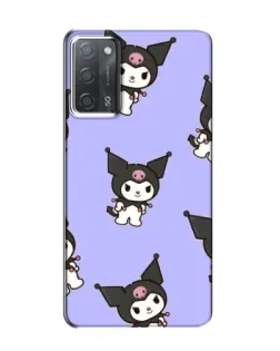 Чохол для OPPO A55 з картинкою «Паттерн з Kuromi» Чохол для OPPO A55 з картинкою «Паттерн з Kuromi»
