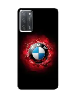 Чохол для OPPO A55 з картинкою «Логотип BMW — спалах»