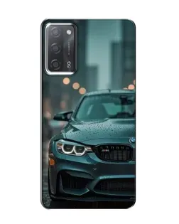 Чохол для OPPO A55 з картинкою «BMW у вогнях міста»