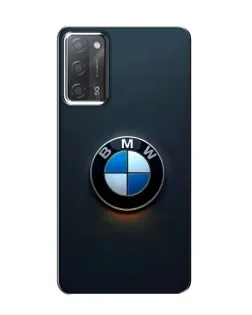 Чохол для OPPO A55 з картинкою «Логотип BMW — мінімалізм»