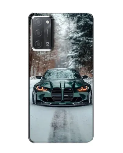 Чохол для OPPO A55 з картинкою «BMW у зимовому лісі» Чохол для OPPO A55 з картинкою «BMW у зимовому лісі»