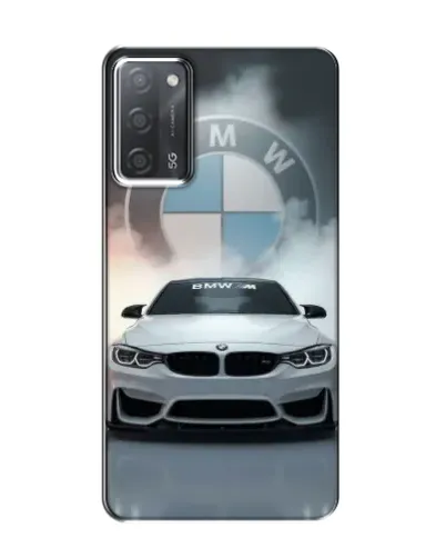 Чохол для OPPO A55 з картинкою «BMW в білому диму» Чохол для OPPO A55 з картинкою «BMW в білому диму»