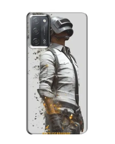 Чохол для OPPO A55 з картинкою «PUBG — боєць у пилу»