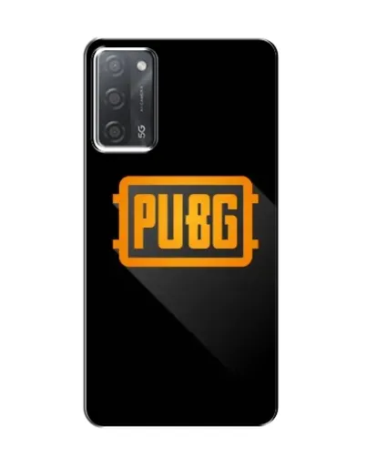 Чохол для OPPO A55 з картинкою «PUBG — рамка лого»