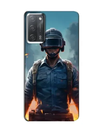 Чохол для OPPO A55 з картинкою «PUBG — реалістичний герой»