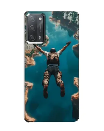 Чохол для OPPO A55 з картинкою «PUBG — вільне падіння»