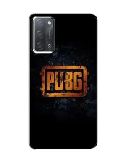 Чохол для OPPO A55 з картинкою «PUBG — золотий логотип»