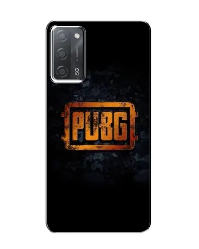 Чохол для OPPO A55 з картинкою «PUBG — золотий логотип»