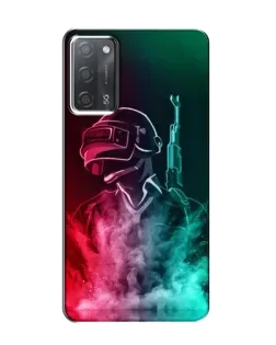 Чохол для OPPO A55 з картинкою «PUBG — вогняний воїн»