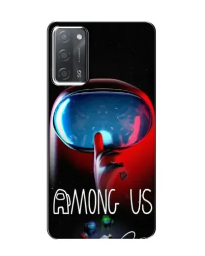 Чохол для OPPO A55 з картинкою «Червоний імпостер — макро» Чохол для OPPO A55 з картинкою «Червоний імпостер — макро»