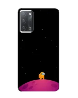 Чохол для OPPO A55 з картинкою «Самотній герой на планеті»