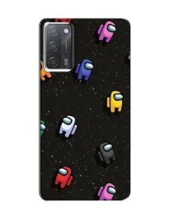 Чохол для OPPO A55 з картинкою «Космічний патерн Among Us»