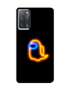 Чохол для OPPO A55 з картинкою «Among Us неонове сяйво»
