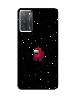 Чохол для OPPO A55 з картинкою «Червоний Among Us»
