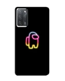 Чохол для OPPO A55 з картинкою «Among Us градієнт»