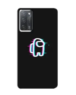 Чохол для OPPO A55 з картинкою «Among Us неон»