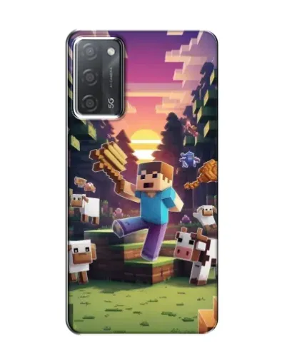 Чохол для OPPO A55 з картинкою «Стів на фермі» Чохол для OPPO A55 з картинкою «Стів на фермі»