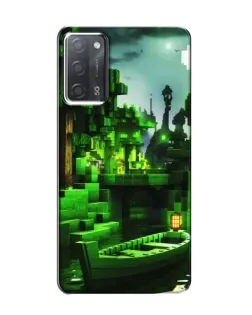 Чохол для OPPO A55 з картинкою «Minecraft лісовий пейзаж»