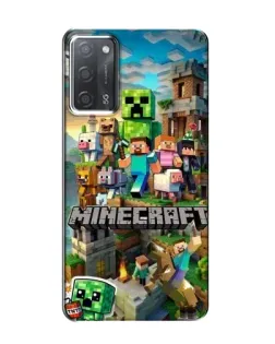 Чохол для OPPO A55 з картинкою «Замок Minecraft»