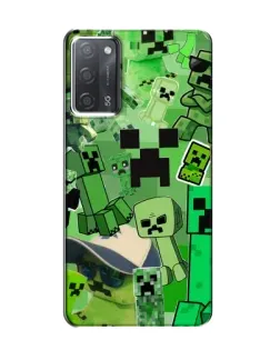 Чохол для OPPO A55 з картинкою «Кріпери Minecraft»