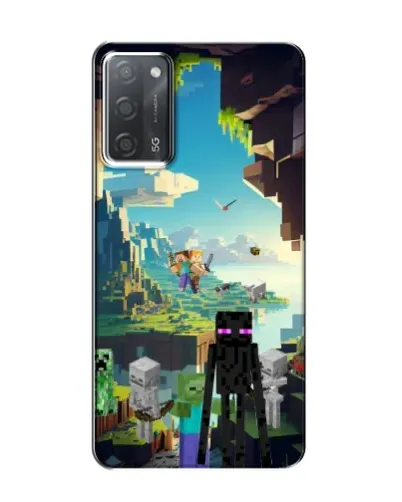 Чохол для OPPO A55 з картинкою «Ендермен у лісі» Чохол для OPPO A55 з картинкою «Ендермен у лісі»