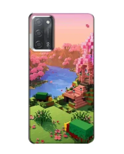 Чохол для OPPO A55 з картинкою «Рожеве дерево Minecraft» Чохол для OPPO A55 з картинкою «Рожеве дерево Minecraft»
