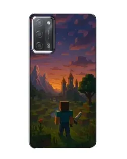 Чохол для OPPO A55 з картинкою «Стів біля вежі»