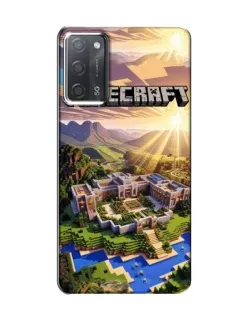 Чохол для OPPO A55 з картинкою «Minecraft панорама»