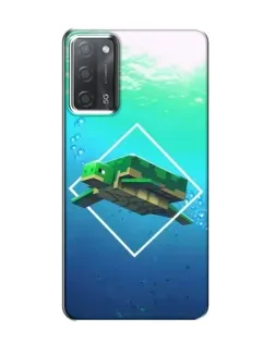 Чохол для OPPO A55 з картинкою «Черепаха Minecraft»