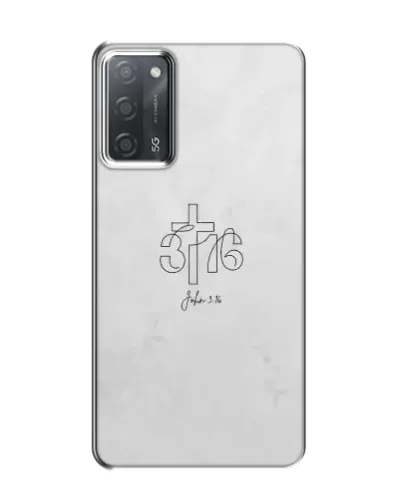Чохол для OPPO A55 з картинкою «Івана 3:16 Хрест» Чохол для OPPO A55 з картинкою «Івана 3:16 Хрест»