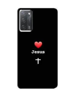 Чохол для OPPO A55 з картинкою «Серце - Jesus» Чохол для OPPO A55 з картинкою «Серце - Jesus»