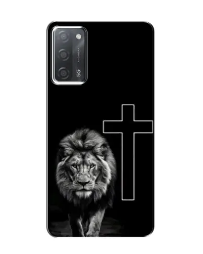Чохол для OPPO A55 з картинкою «Лев та Хрест» Чохол для OPPO A55 з картинкою «Лев та Хрест»