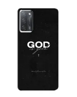 Чохол для OPPO A55 з картинкою «GOD — Бог над усім»