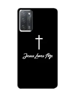 Чохол для OPPO A55 з картинкою «Ісус любить тебе»